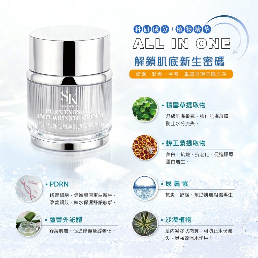 pdrn外泌體逆齡抗皺霜